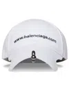 Balenciaga Distressed Embroidered Logo Baseball Cap