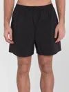 Balenciaga Logo Bermuda Shorts With Adjustable Waist In Black