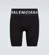 Balenciaga Cotton Boxer Briefs In Black