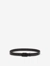 Balenciaga Logo Buckle Belt In Black