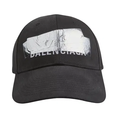 Pre-owned Balenciaga Logo Cap 1000 L 'black' | Men's Size L