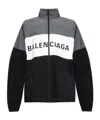 Balenciaga Logo-print Jacket In Black