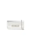 Balenciaga Logo Chain Wallet In White