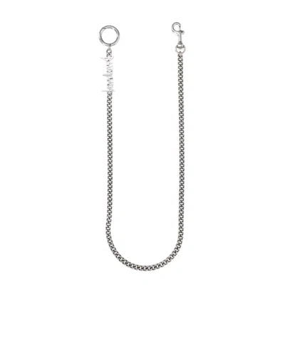 BALENCIAGA BALENCIAGA LOGO CHARM NECKLACE