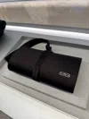 Balenciaga Logo Clutch In Black