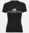 Balenciaga Activewear T-shirt In Black