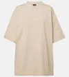 Balenciaga Logo Cotton Jersey T-shirt