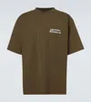 Balenciaga T-shirt Masking Tape Medium Fit In Jersey In Multi
