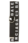 Balenciaga Logo D-ring Belt In Multi