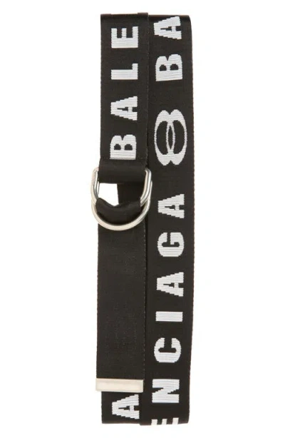 Balenciaga Logo D-ring Belt In Multi