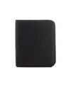Balenciaga Logo-debossed Leather Wallet In Black