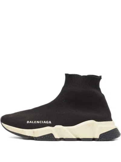 Pre-owned Balenciaga Logo-detail Sneakers