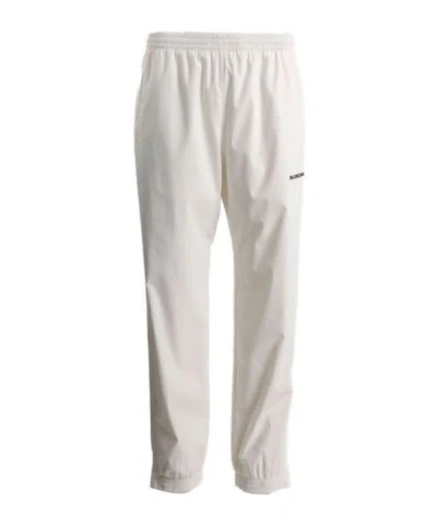 BALENCIAGA EMBROIDERD-LOGO TRACK TROUSERS