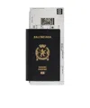 Balenciaga Black Passport Long 1 Ticket Wallet In Black