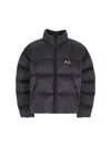 Balenciaga Black Standard Technical Fabric Down Jacket Men In Black