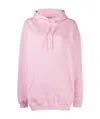 Balenciaga Logo-embellished Hoodie In Pink