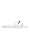 Balenciaga Pool Logo-embossed Rubber Slides In White