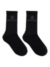 Balenciaga Logo-embroidered Cotton Socks