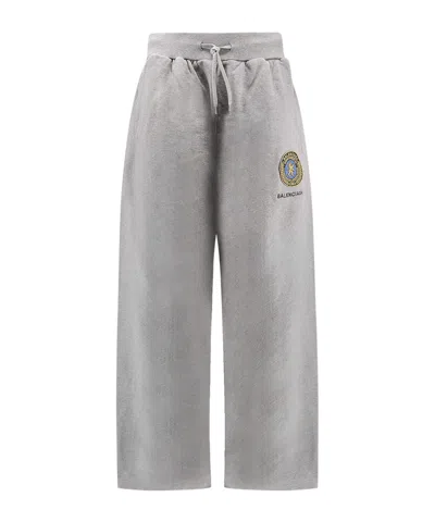 BALENCIAGA BALENCIAGA LOGO EMBROIDERED DRAWSTRING-WAIST PANTS