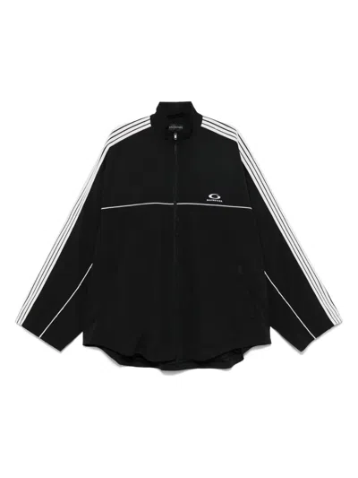 BALENCIAGA LOGO-EMBROIDERED JACKET