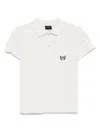 Balenciaga Polo Shirt With Side Slits And Straight Hem