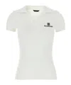 Balenciaga Women T-shirt With V-neckline In White