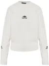 Balenciaga Wool Knitted Crewneck Ski Pullover In 白色