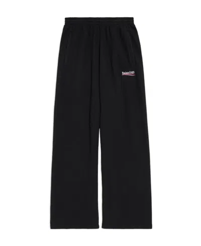 【BALENCIAGA】Logo Detail Nylon Track Pants Black Balenciaga Unifit Sporty B Logo Track Black Nylon Pants | eBay