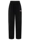 Balenciaga Political Campaign Track Pants In Black/white