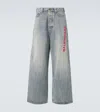 Balenciaga Men's Baggy Pants In Grey
