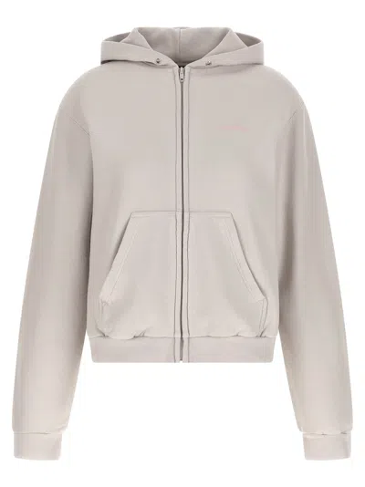 Balenciaga Logo Embroidery Hoodie In Animal Print