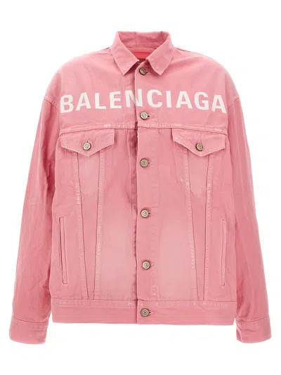 Balenciaga Jacket In Baby Pink