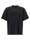 Balenciaga Black Crewneck T-shirt With Logo On The Front And On The Back In Cotton Man In Black