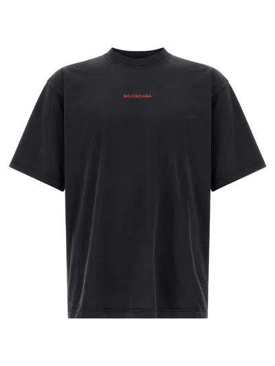 BALENCIAGA BALENCIAGA LOGO EMBROIDERY T-SHIRT