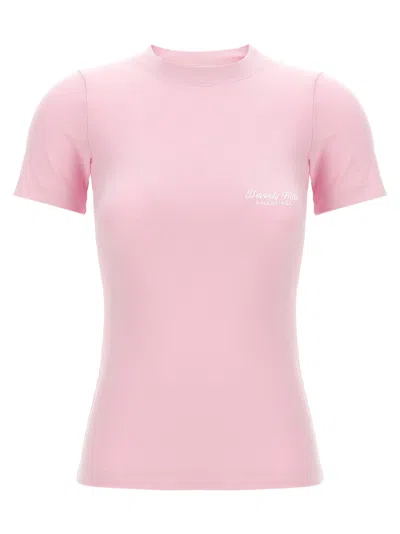 Balenciaga Logo Embroidery T-shirt In Multi
