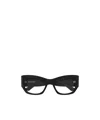 Balenciaga Cat-eye Frame Glasses In Black