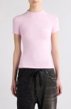 Balenciaga Beverly Hills Short-sleeved T-shirt In Light Pink/white