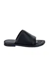 Balenciaga Logo Flip-flops In Black