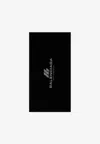 Balenciaga Black Cotton Activewear Gym Towel In Black