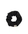 Balenciaga Small Holli Nylon Blend Scrunchie In Black
