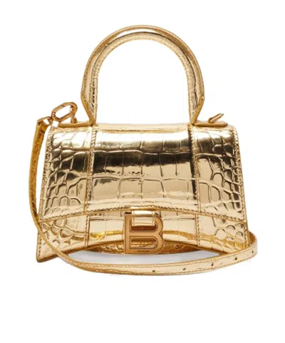 Balenciaga Logo Handbag In Nude
