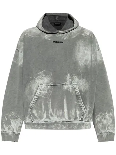 Balenciaga Medium Fit Urban Hoodie In Multicolor