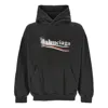 Balenciaga Black Political Stencil Hoodie