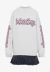 Balenciaga Hybrid Mini Dress Women In White