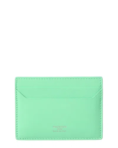 Balenciaga Logo Leather Card Holder In Pattern