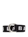 Balenciaga Logo-lettering Double-ring Belt