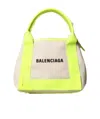 Balenciaga Logo Logo Handbag In Yellow