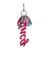Balenciaga Hourglass Soft Big Souvenirs Keyring In Red