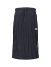 Balenciaga Logo Midi Dress In Animal Print