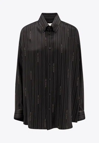 BALENCIAGA LOGO MONOGRAM BUTTONED SHIRT